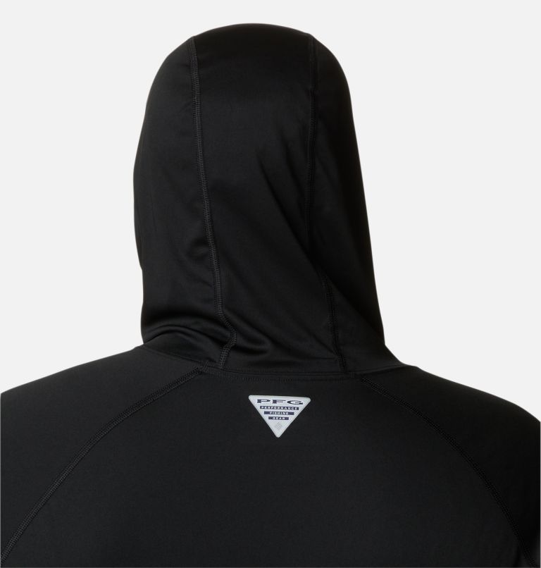 Thumbnail: Men’s PFG Terminal Tackle Hoodie - Big, Color: Black, Cool Grey Logo, image 5