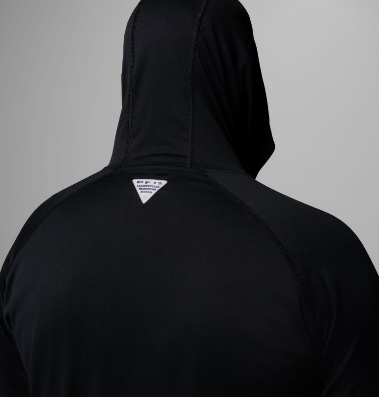 Chandail à capuchon PFG Terminal Tackle pour homme - Tailles Fortes, Color: Black, Cool Grey Logo, image 6