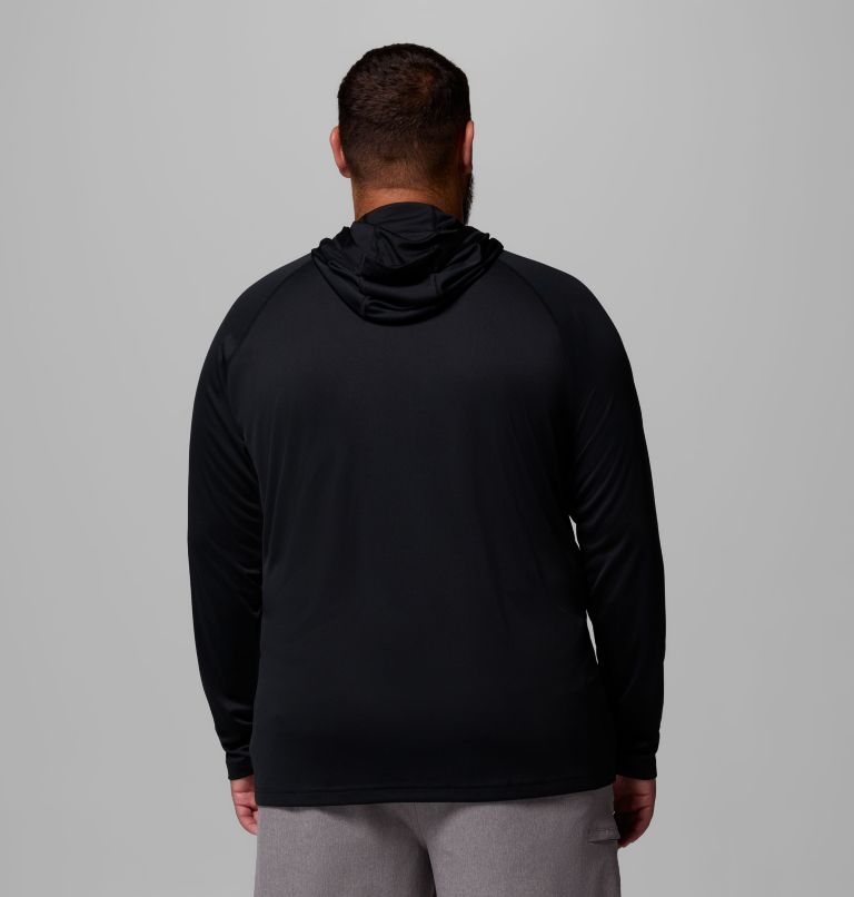 Chandail à capuchon PFG Terminal Tackle pour homme - Tailles Fortes, Color: Black, Cool Grey Logo, image 3