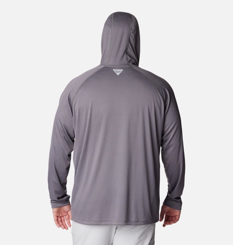 Chandail à capuchon PFG Terminal Tackle pour homme - Tailles Fortes, Color: City Grey, Cocoa Butter Logo, image 2