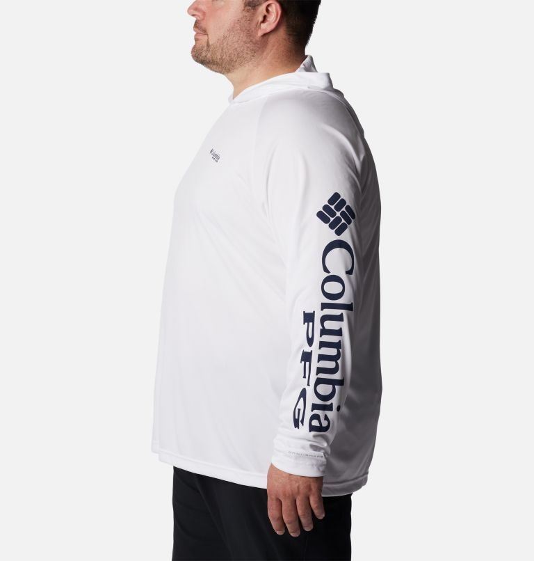 Men's PFG Terminal Tackle Hoodie - Big, Color: White, Nightshade Logo, image 3