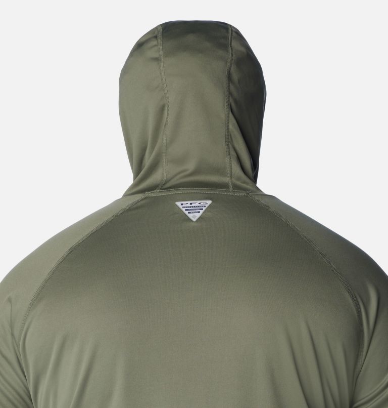 Men's PFG Terminal Tackle Hoodie - Big, Color: Cypress, Cool Grey Logo, image 5
