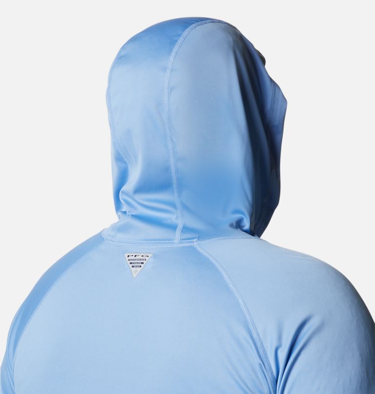 Men's PFG Terminal Tackle Hoodie - Big, Color: White Cap, White Logo, image 5