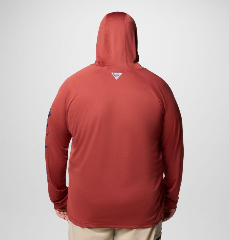 Men's PFG Terminal Tackle Hoodie - Big, Color: Dusty Crimson, Nocturnal Logo, image 3