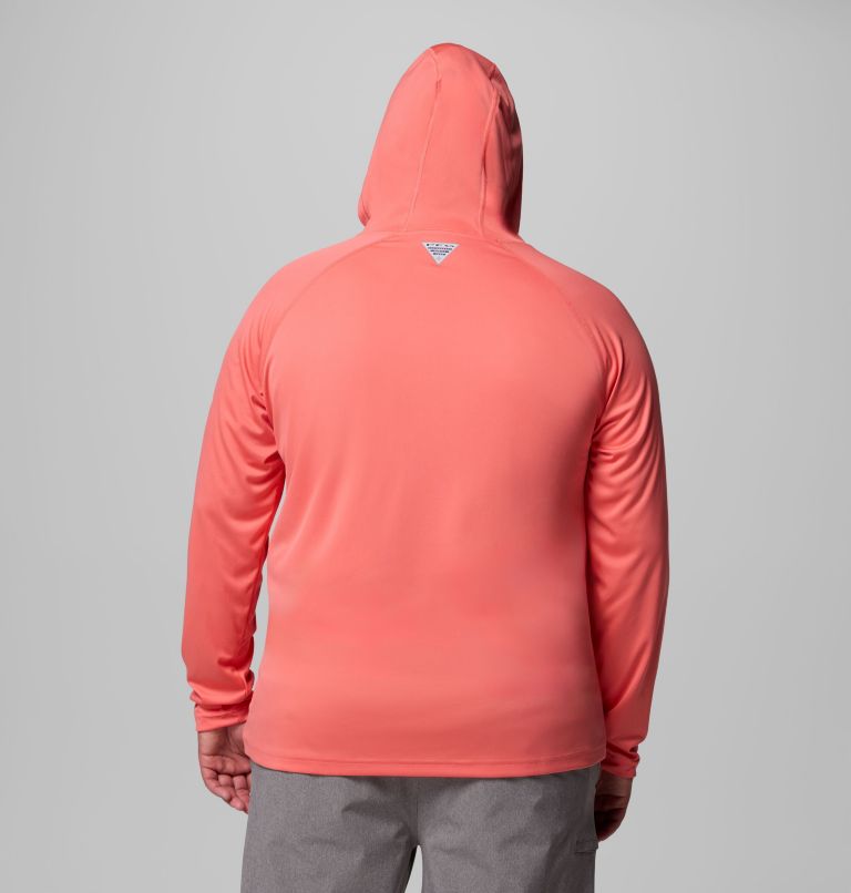 Men's PFG Terminal Tackle Hoodie - Big, Color: Melonade, White Logo, image 3