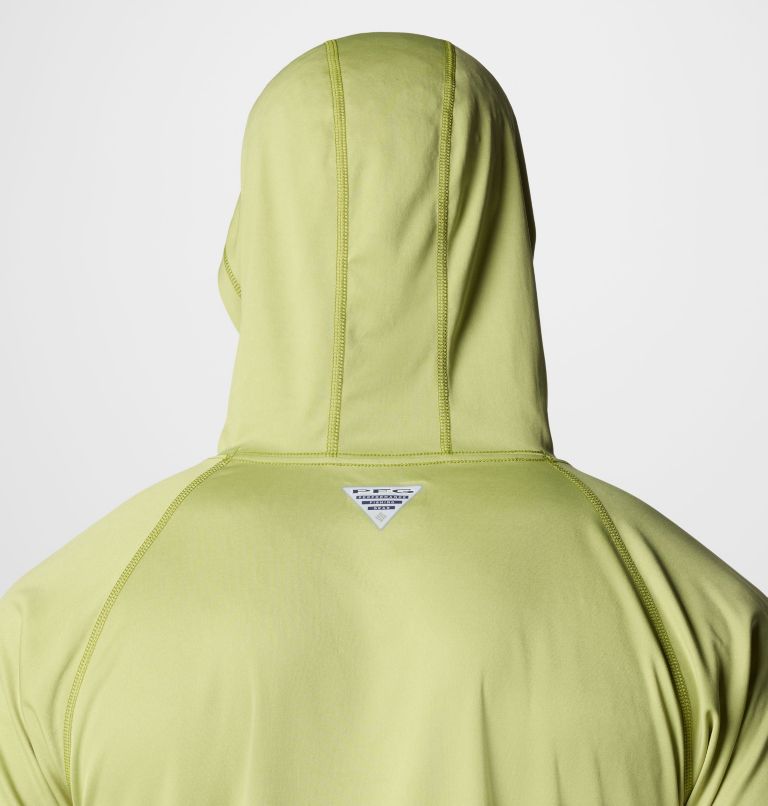 Men's PFG Terminal Tackle Hoodie - Tall, Color: Pear, Cypress Logo, image 6