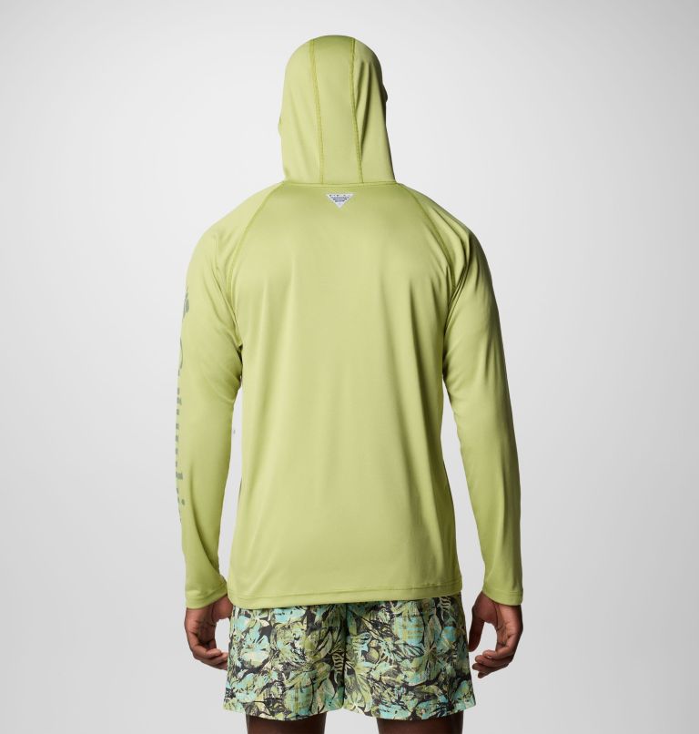 Men's PFG Terminal Tackle Hoodie - Tall, Color: Pear, Cypress Logo, image 3