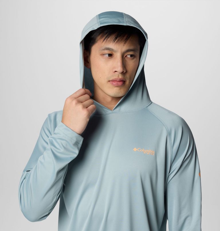 Vêtement Sport Protection Solaire UPF 50 Sweat à Capuche Columbia Super Terminal Tackle - Protection UV UPF 50, Respirant, Manches Avec Ouverture