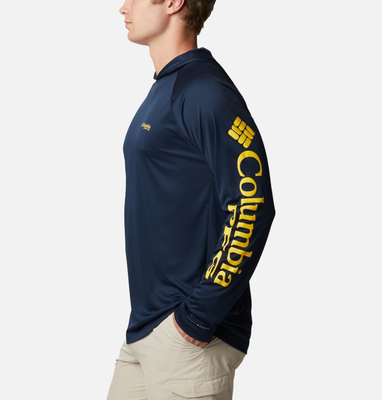 Terminal Tackle Hoodie | 467 | 5XT, Color: Collegiate Navy, Sun Glow, image 3