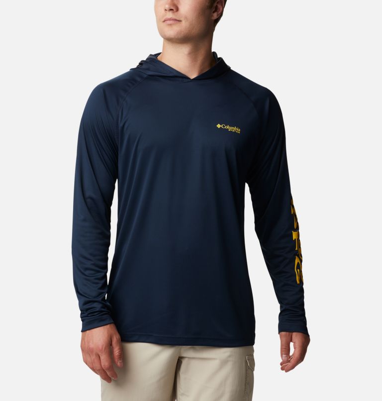 Terminal Tackle Hoodie | 467 | 5XT, Color: Collegiate Navy, Sun Glow, image 1