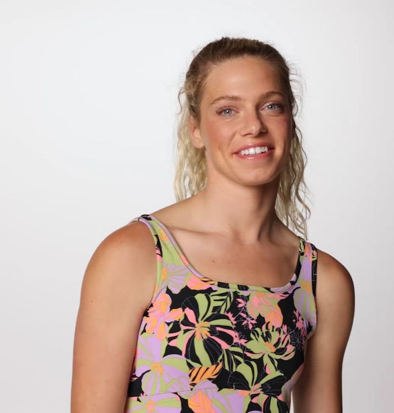 Women's PFG Freezer III Dress, Color: Black Retropical