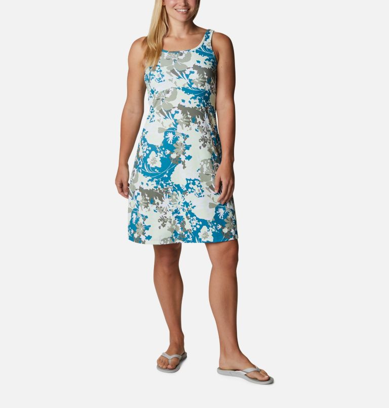 Freezer III Dress | 401 | XXL, Color: Deep Marine Florid Meadows, image 1