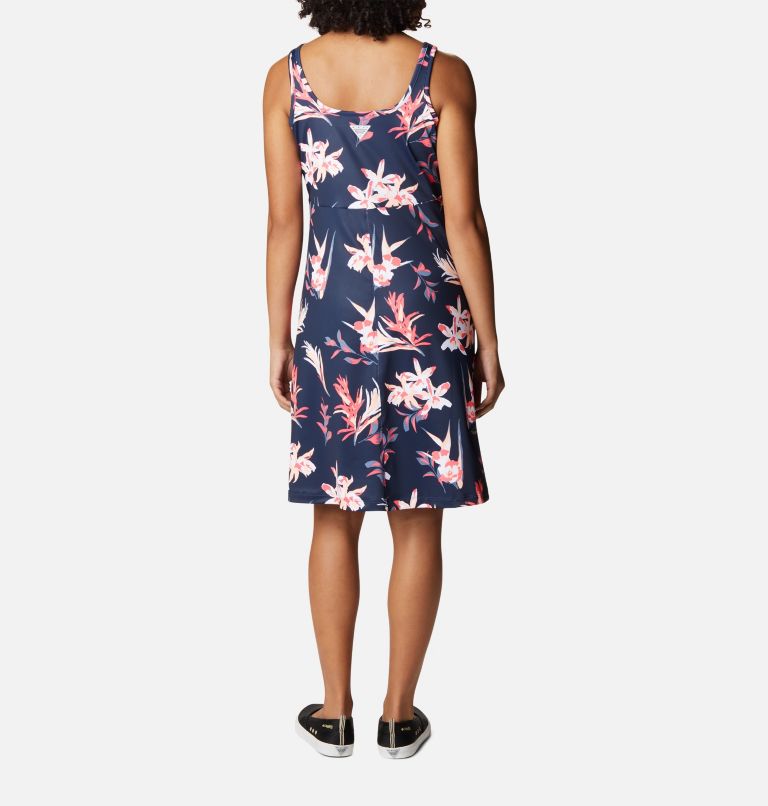 Thumbnail: Women’s PFG Freezer III Dress, Color: Collegiate Navy, Tossed Tropics Print, image 2