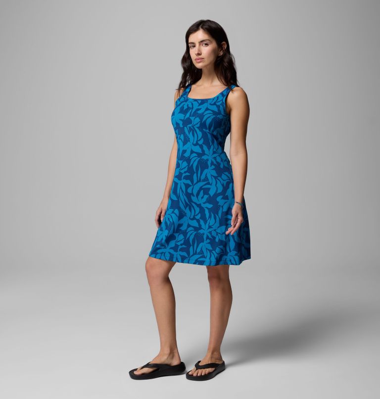 Women's PFG Freezer III Dress, Color: Carbon Broadleaf, image 5