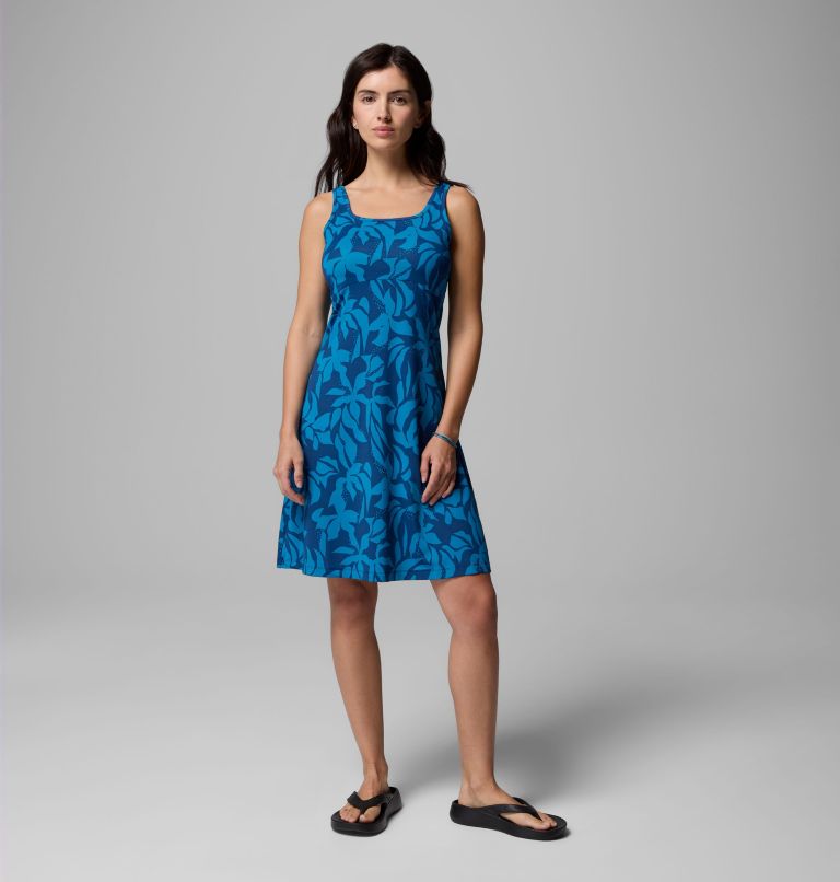 Women's PFG Freezer III Dress, Color: Carbon Broadleaf, image 1