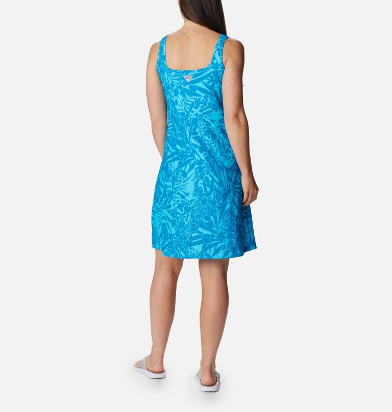 Women’s PFG Freezer III Dress, Color: Opal Blue, Tropictones, image 2