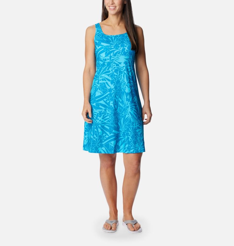 Thumbnail: Women’s PFG Freezer III Dress, Color: Opal Blue, Tropictones, image 1