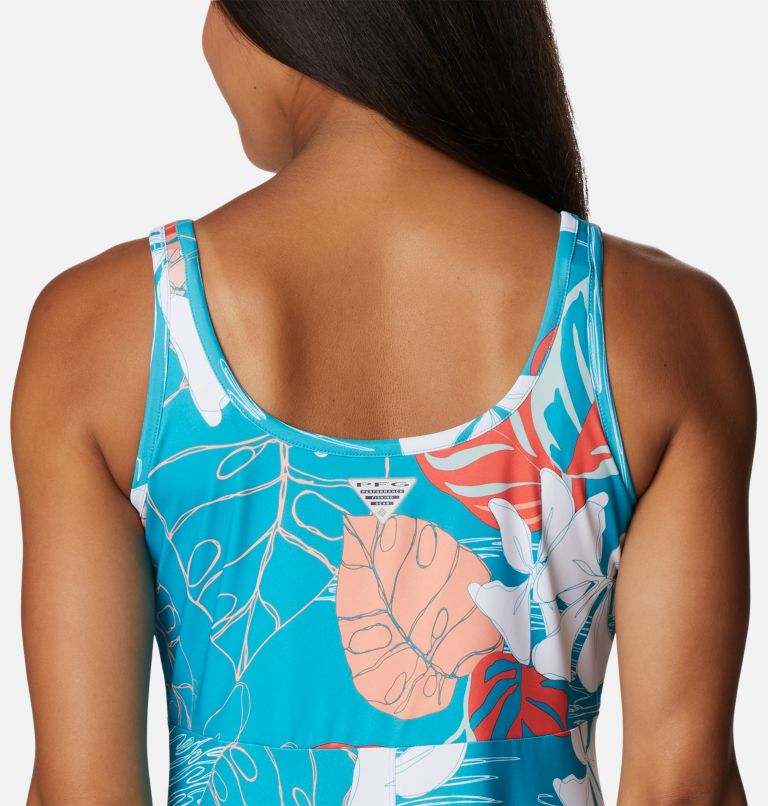 Women’s PFG Freezer III Dress, Color: Ocean Teal Tropamix, image 5