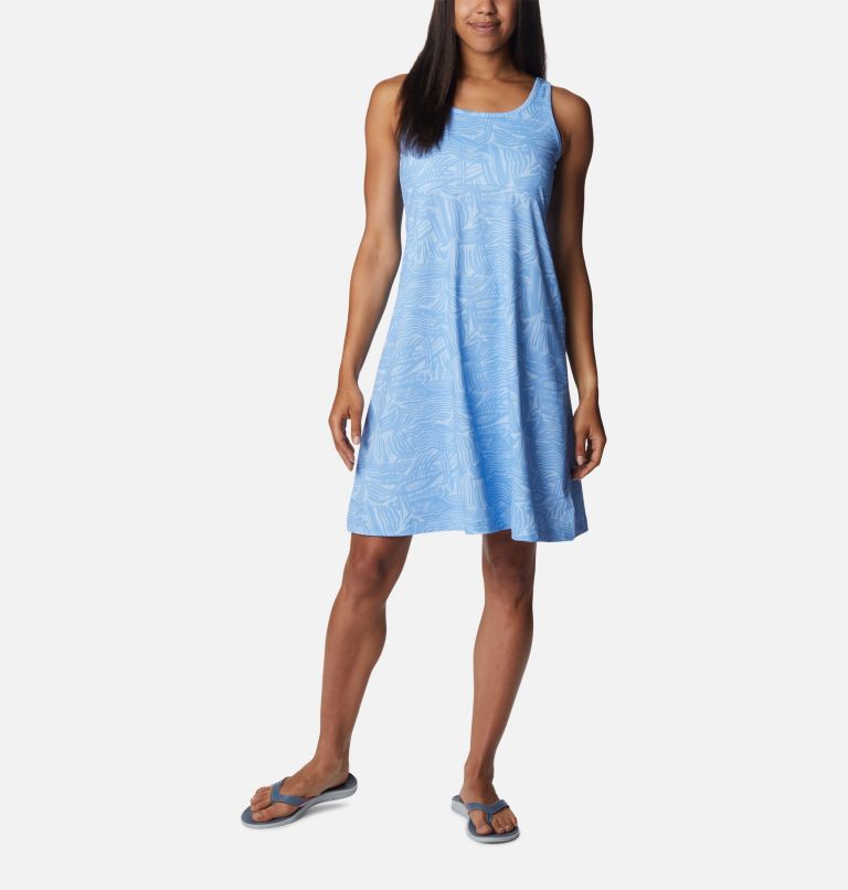Thumbnail: Women’s PFG Freezer III Dress, Color: Agate Blue Sailstream, image 1