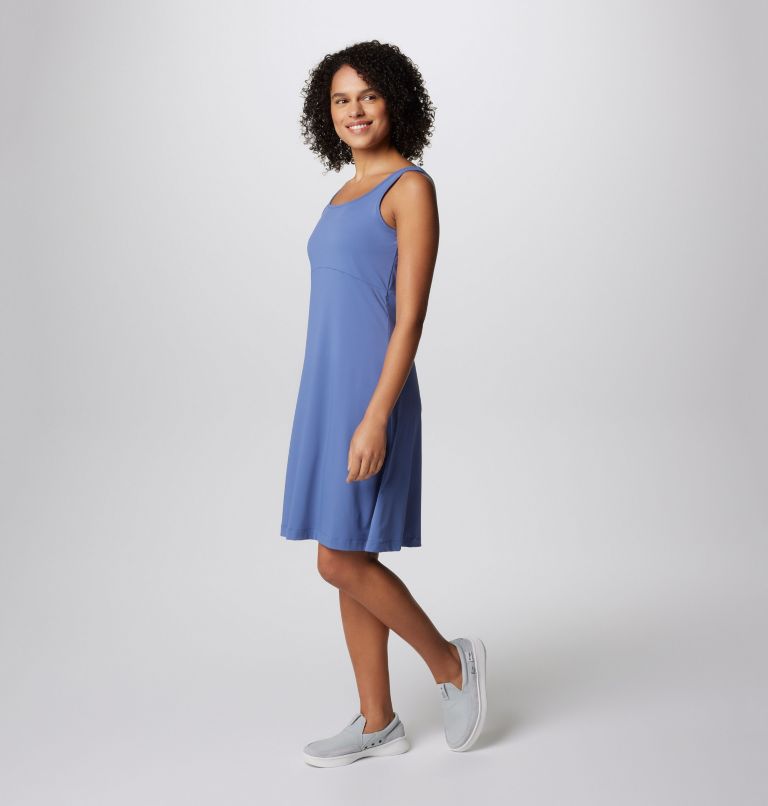 Lulu B, Dresses, Lulu B Upf 5 Cooling Dress Colorful Comfy Clothing Blue  And White Size Small