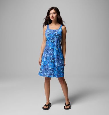 Women's PFG Freezer III Dress, Color: Bluebell Retropical, image 5