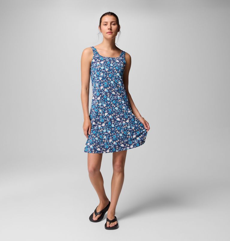 Women's PFG Freezer III Dress, Color: Nocturnal Baja Bouquet, image 1