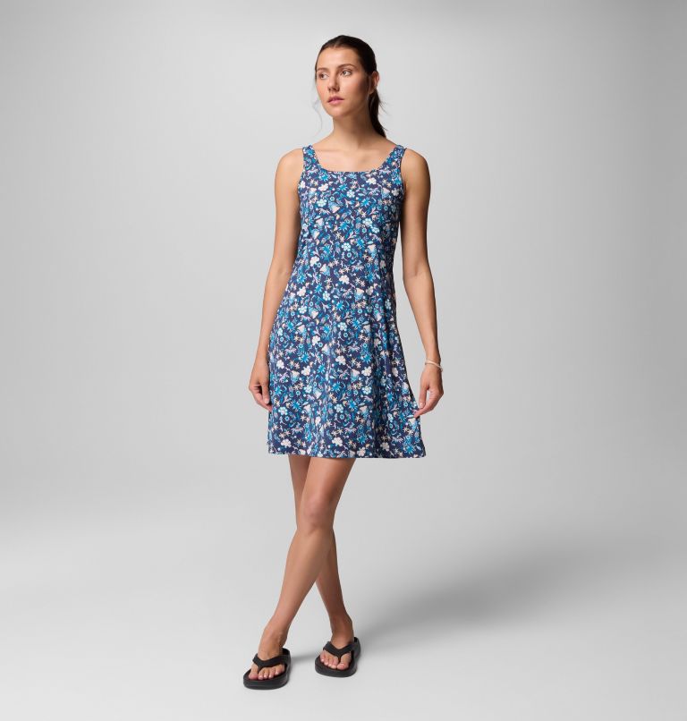 Women's PFG Freezer III Dress, Color: Nocturnal Baja Bouquet, image 2