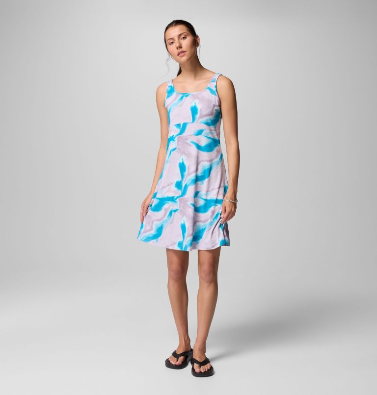 Women's PFG Freezer III Dress, Color: Lavender Pearl Heatmap, image 8
