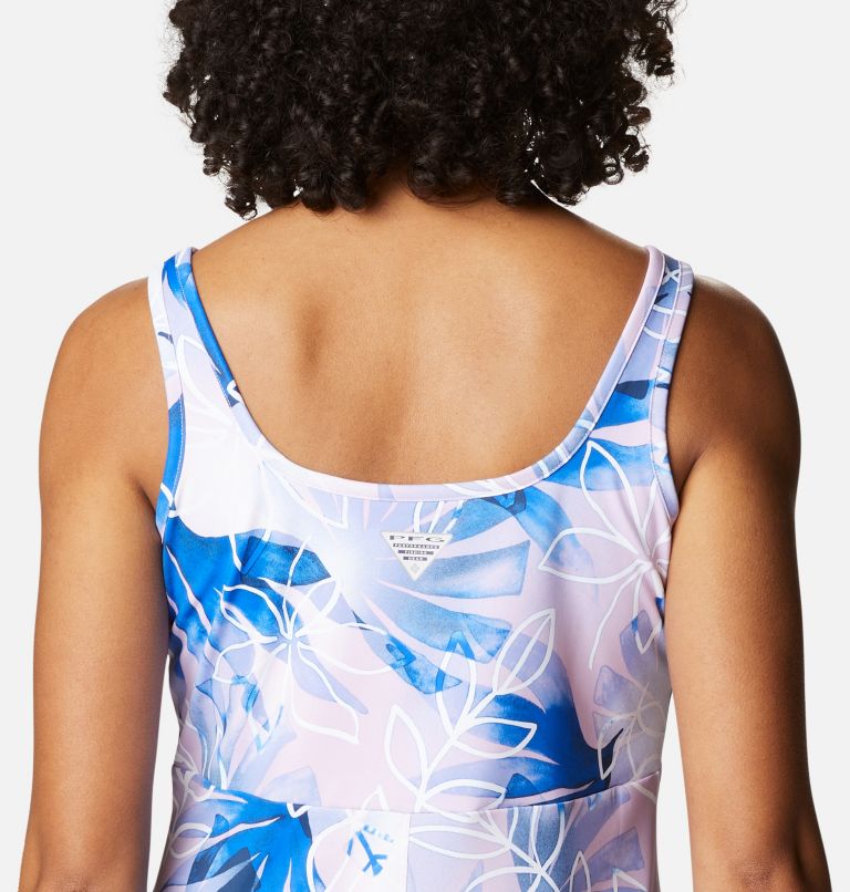 Women’s PFG Freezer III Dress, Color: Serenity, Shady Coves Print, image 5