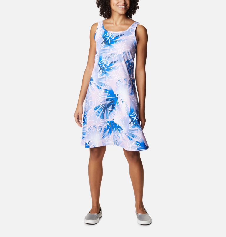 Women’s PFG Freezer III Dress, Color: Serenity, Shady Coves Print, image 1