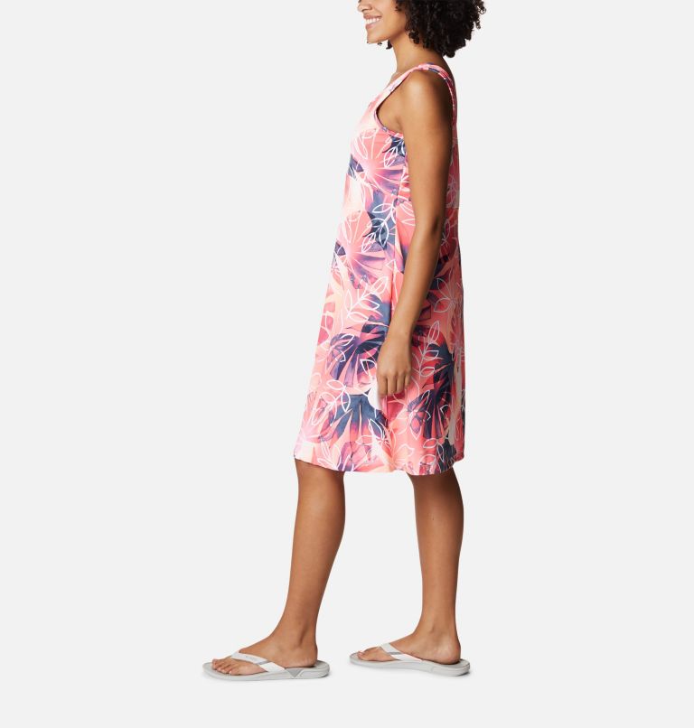 Thumbnail: Women’s PFG Freezer III Dress, Color: Tiki Pink, Shady Coves Print, image 3