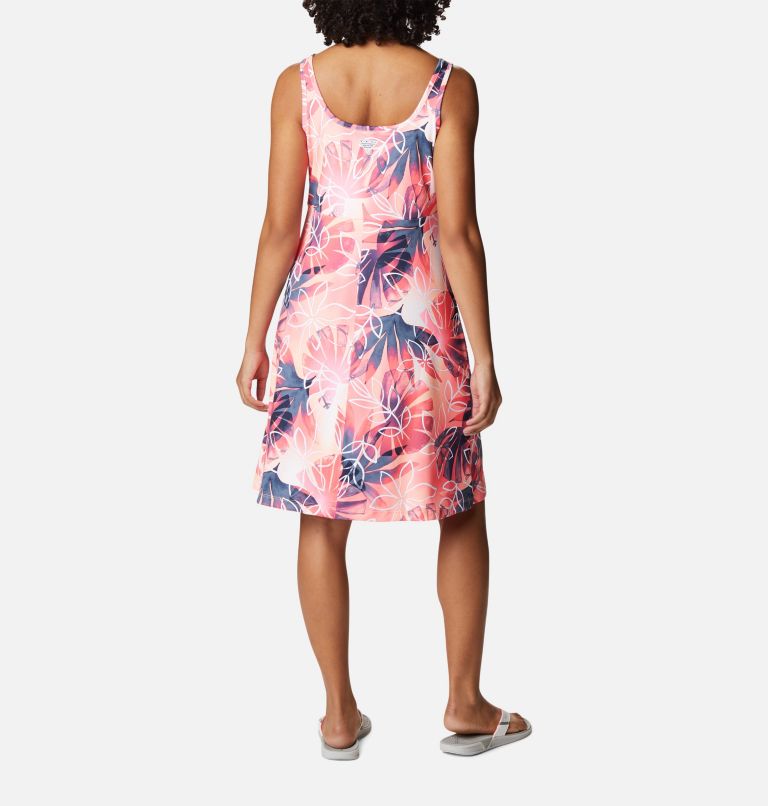 Thumbnail: Women’s PFG Freezer III Dress, Color: Tiki Pink, Shady Coves Print, image 2