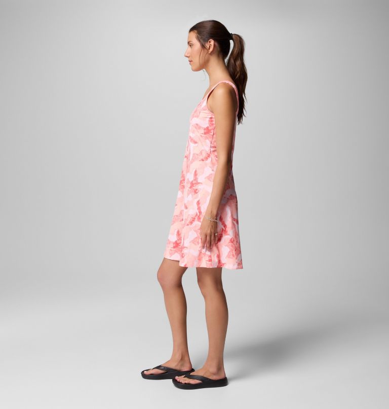 Women's PFG Freezer III Dress, Color: Tiki Pink Leaf Camo, image 4