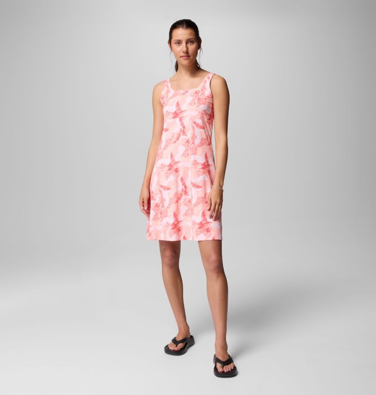 Women's PFG Freezer III Dress, Color: Tiki Pink Leaf Camo, image 1