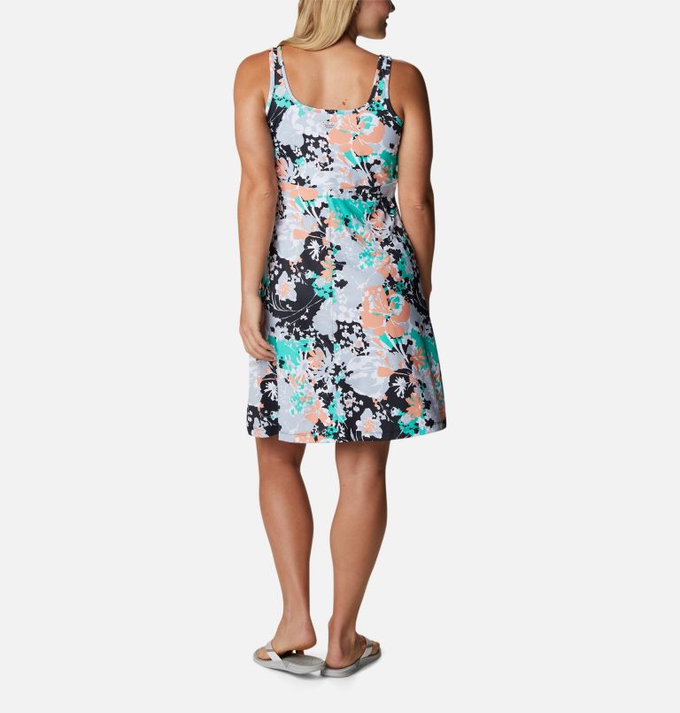 Women's PFG Freezer III Dress, Color: Bright Nectar Florid Meadows, image 2