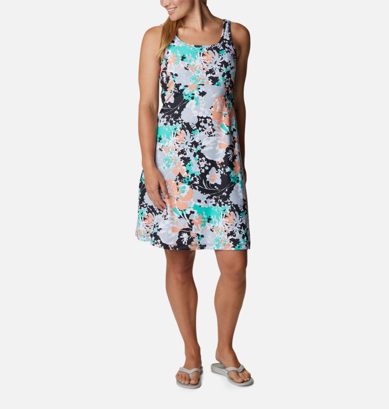 Women's PFG Freezer III Dress, Color: Bright Nectar Florid Meadows, image 1