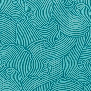 Waterfall Seaside Swirls Print