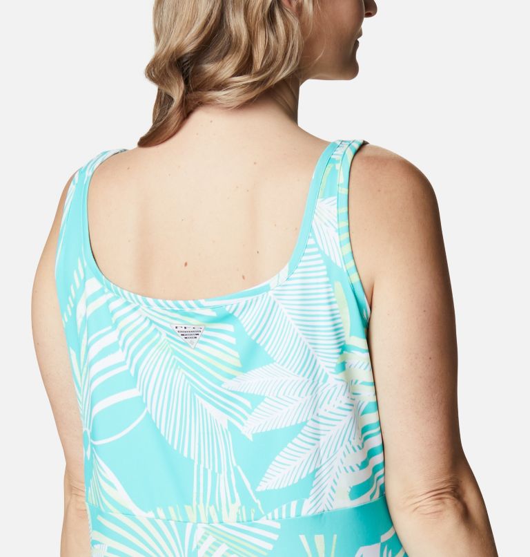 Women’s PFG Freezer III - Plus Size, Color: Dolphin Stencil Hibiscus Print, image 5