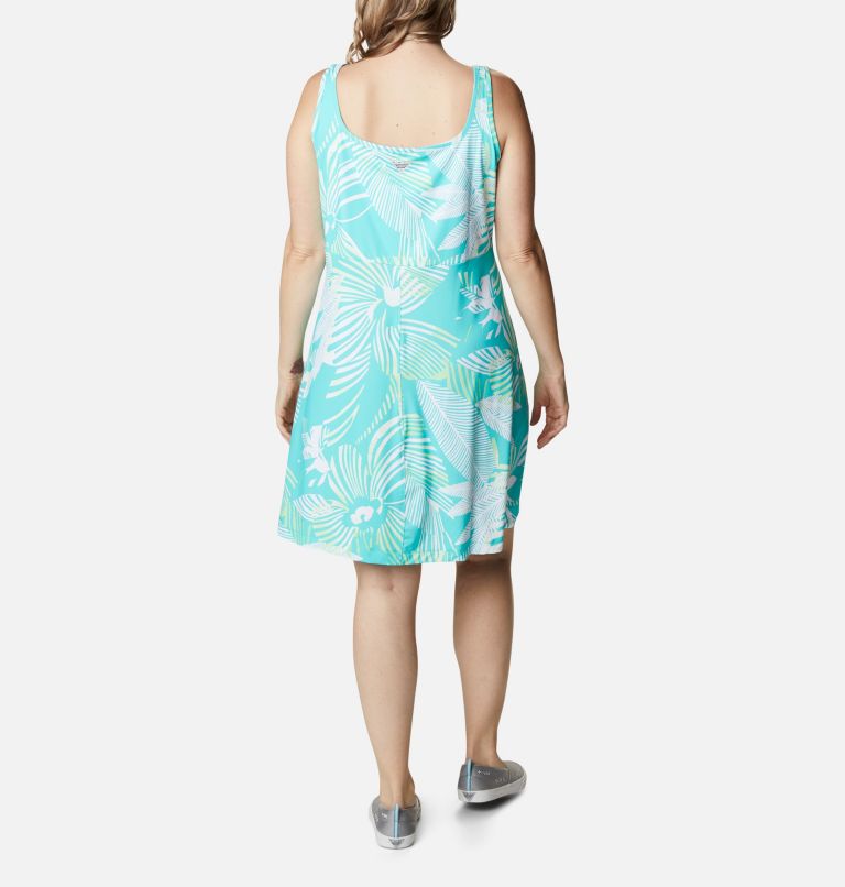 Women’s PFG Freezer III - Plus Size, Color: Dolphin Stencil Hibiscus Print, image 2