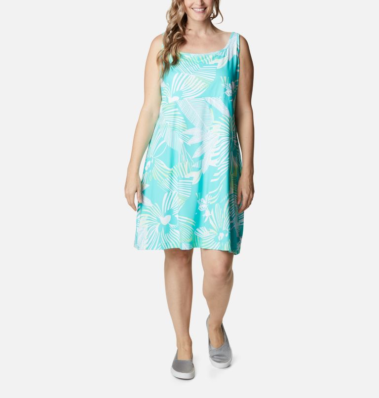 Women’s PFG Freezer III - Plus Size, Color: Dolphin Stencil Hibiscus Print, image 1