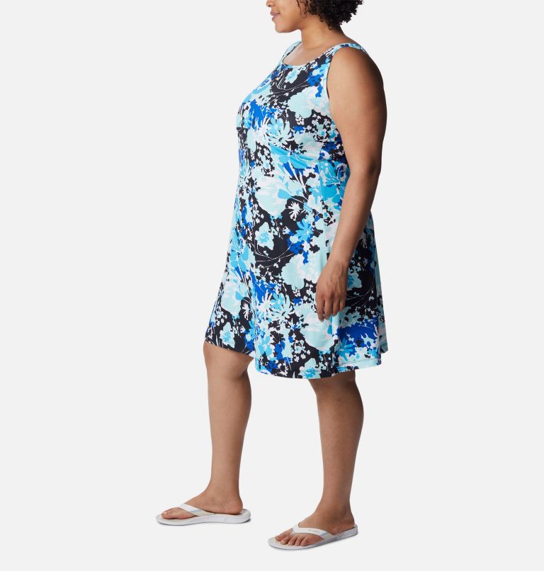 Women’s PFG Freezer III Dress - Plus Size, Color: Atoll Florid Meadows, image 3