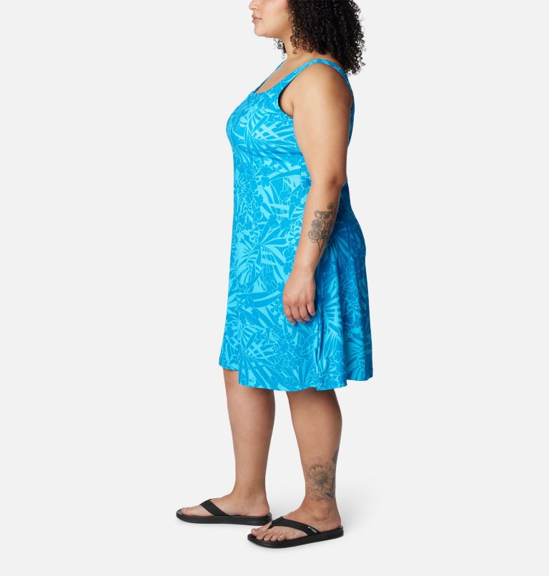 Thumbnail: Women’s PFG Freezer III Dress - Plus Size, Color: Opal Blue, Tropictones, image 3