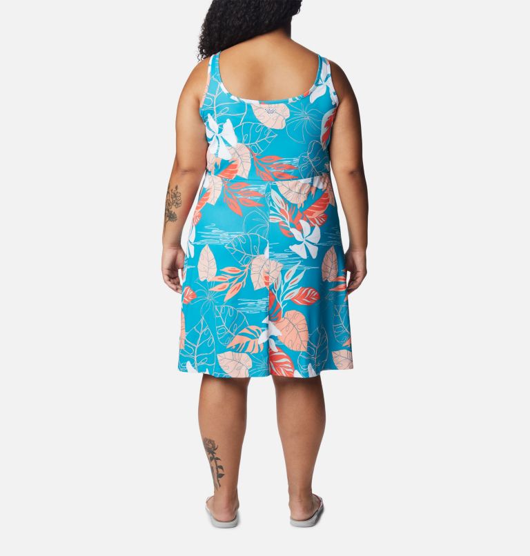 Thumbnail: Women’s PFG Freezer III Dress - Plus Size, Color: Ocean Teal Tropamix, image 2