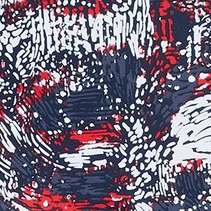 Collegiate Navy Waterbrush Print