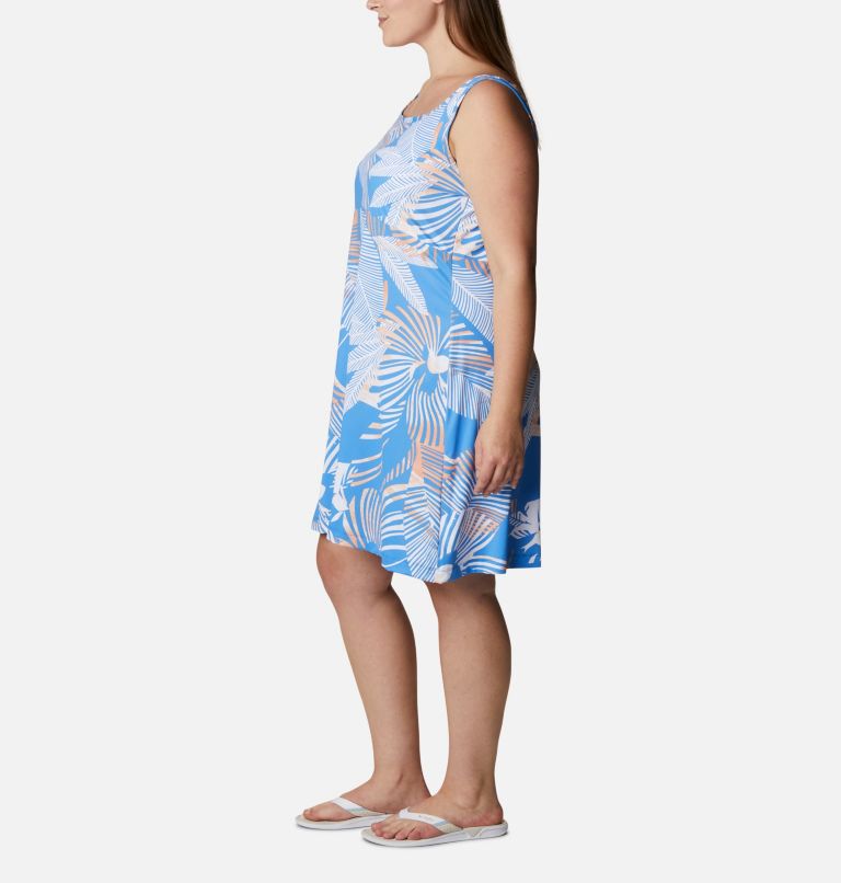 Women’s PFG Freezer III - Plus Size, Color: Harbor Blue Stencil Hibiscus Print, image 3