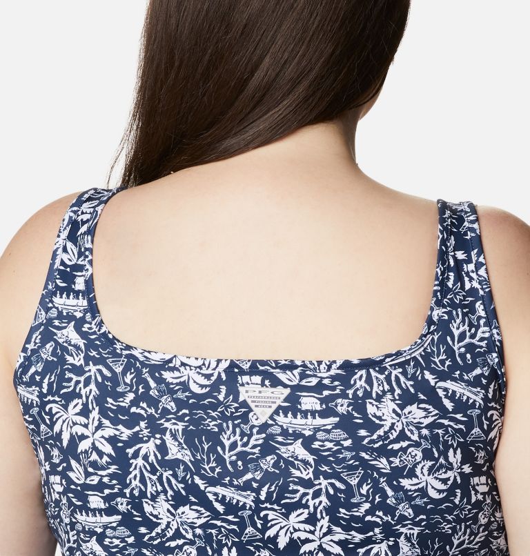Women’s PFG Freezer III - Plus Size, Color: Collegiate Navy Kona Print, image 5