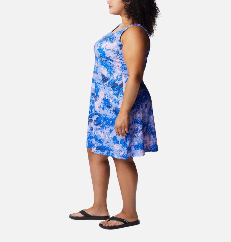 Women’s PFG Freezer III Dress - Plus Size, Color: Carbon, Foamfloral Print, image 3