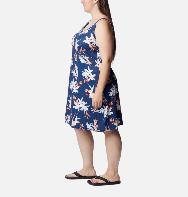 Women’s PFG Freezer III Dress - Plus Size, Color: Carbon, Tossed Tropics, image 3