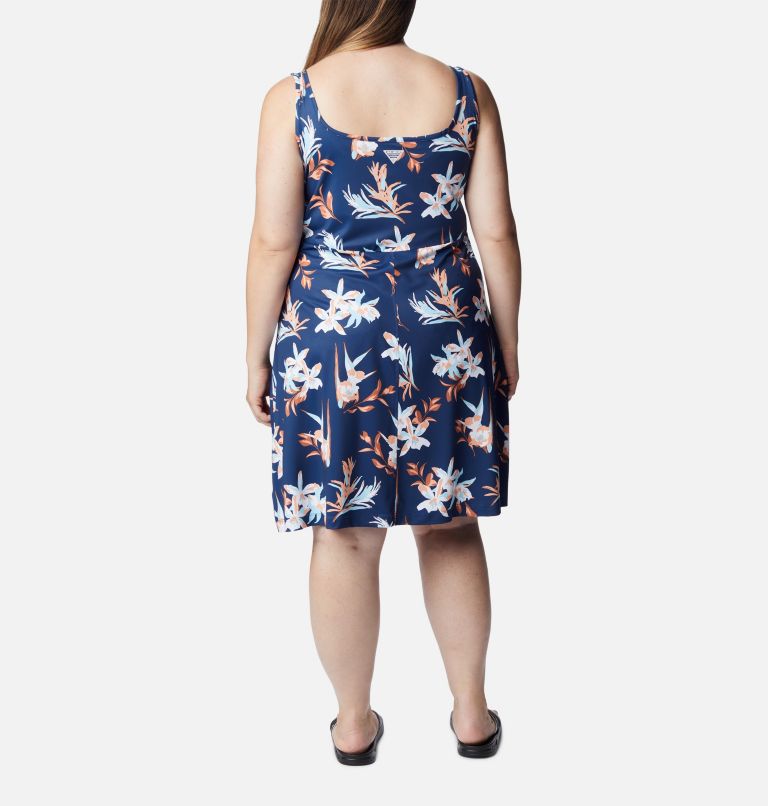 Women’s PFG Freezer III Dress - Plus Size, Color: Carbon, Tossed Tropics, image 2
