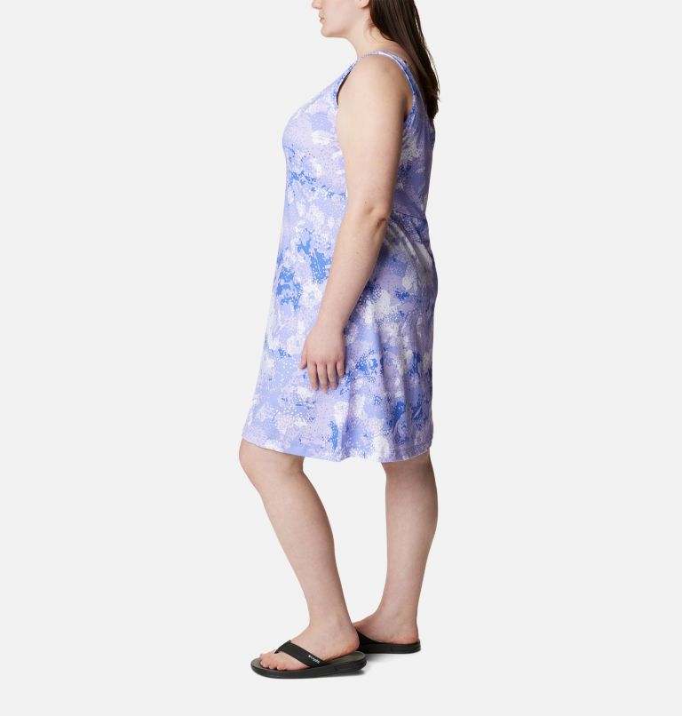 Thumbnail: Women’s PFG Freezer III Dress - Plus Size, Color: Violet Sea Foam Floral, image 3